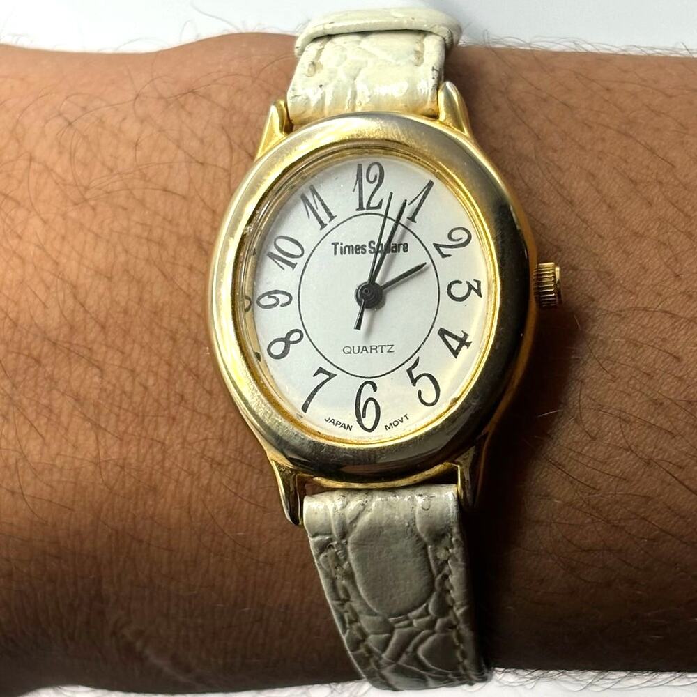 Dainty Gold Times Square Watch